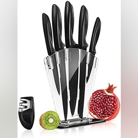 7 Piece Kitchen Knife Set - Stainless Steel Kitchen Precision Knives Set - Picture 1 of 6
